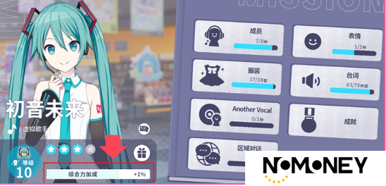 初音未来缤纷舞台综合力怎么提升