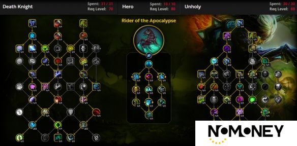 魔兽世界11.0.7邪DK天赋加点推荐