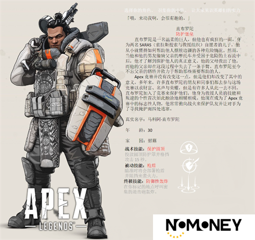 apex英雄全人物图鉴 apex英雄英雄背景与技能介绍汇总