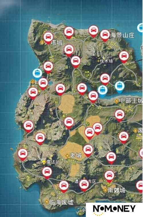 荒野行动飓风半岛新地图上线，刷车点究竟隐藏在哪里？