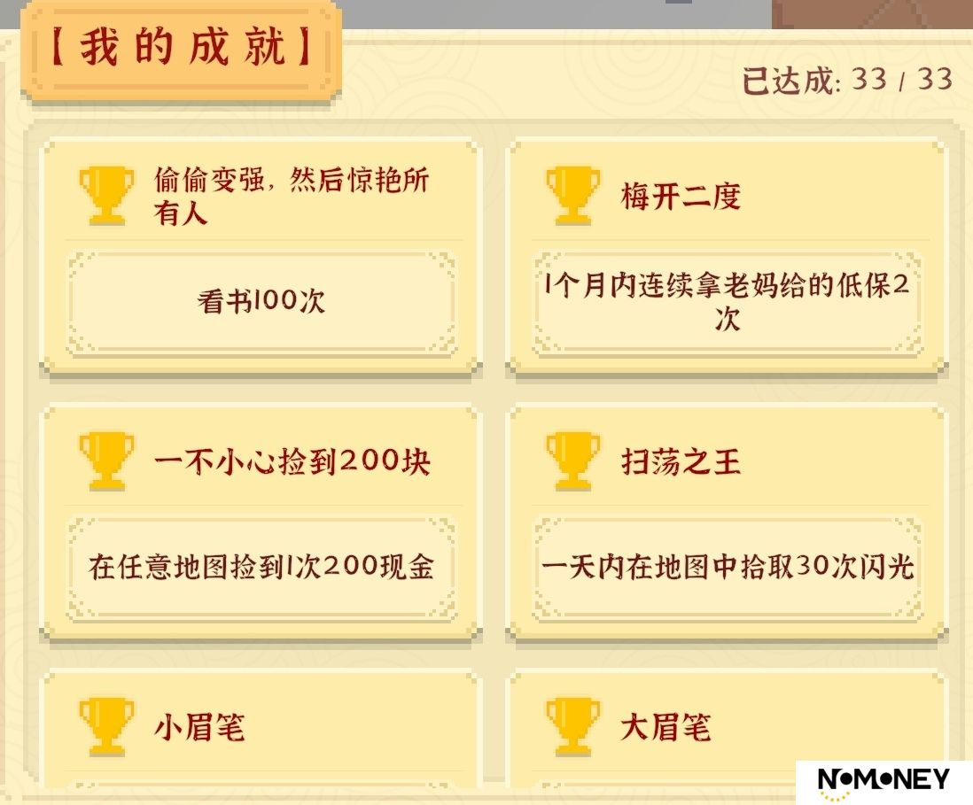 我独自生活全成就攻略
