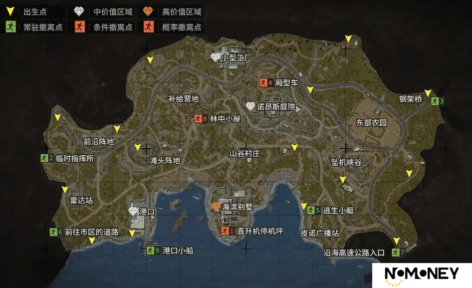 暗区突围前线要塞三个撤离点撤离攻略